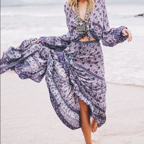 Spell Dresses & Skirts - Spell & Gypsy Collective Kombi button maxi skirt